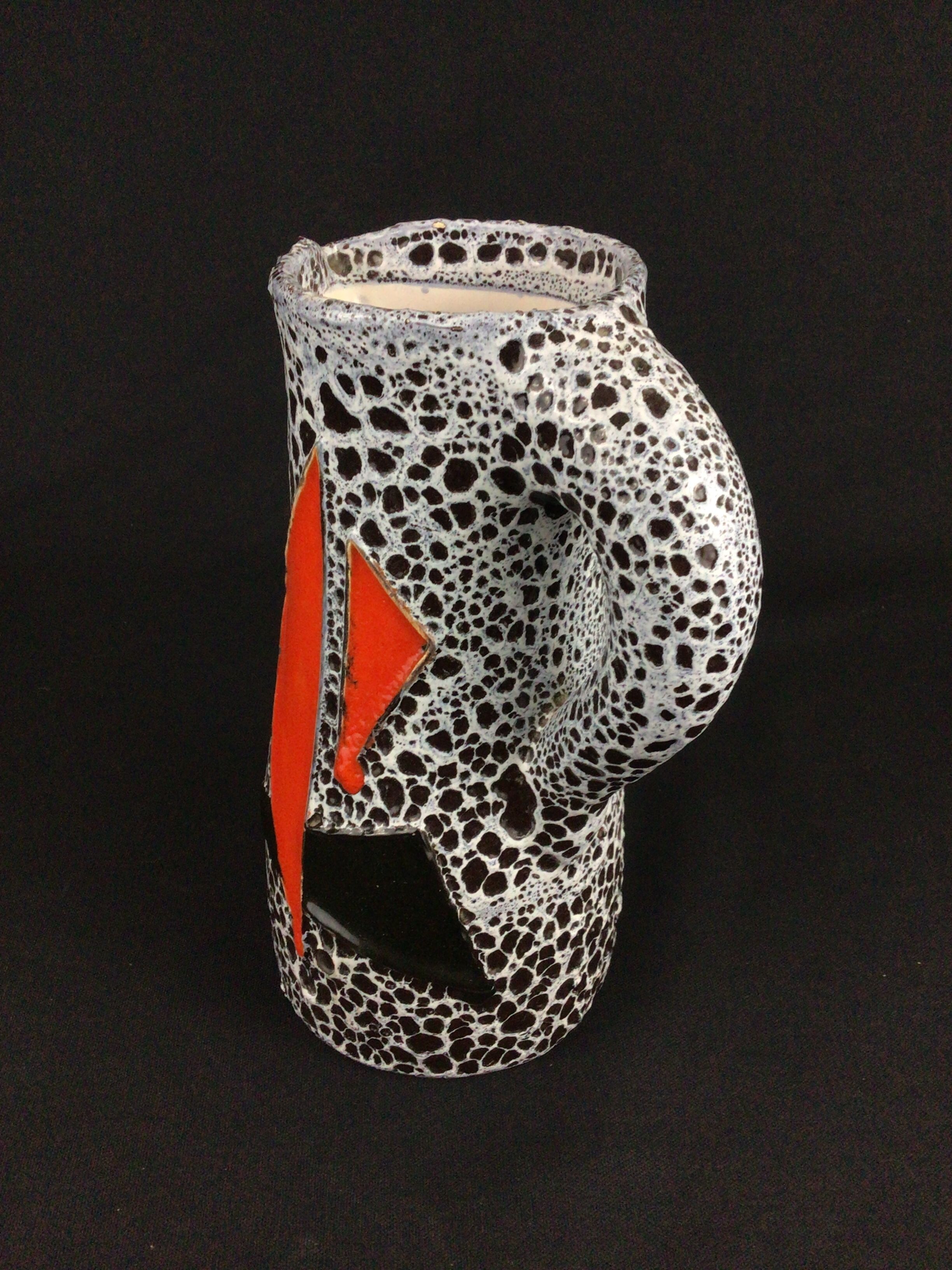 Pitcher ceramic vase Vallauris Le Vaucour