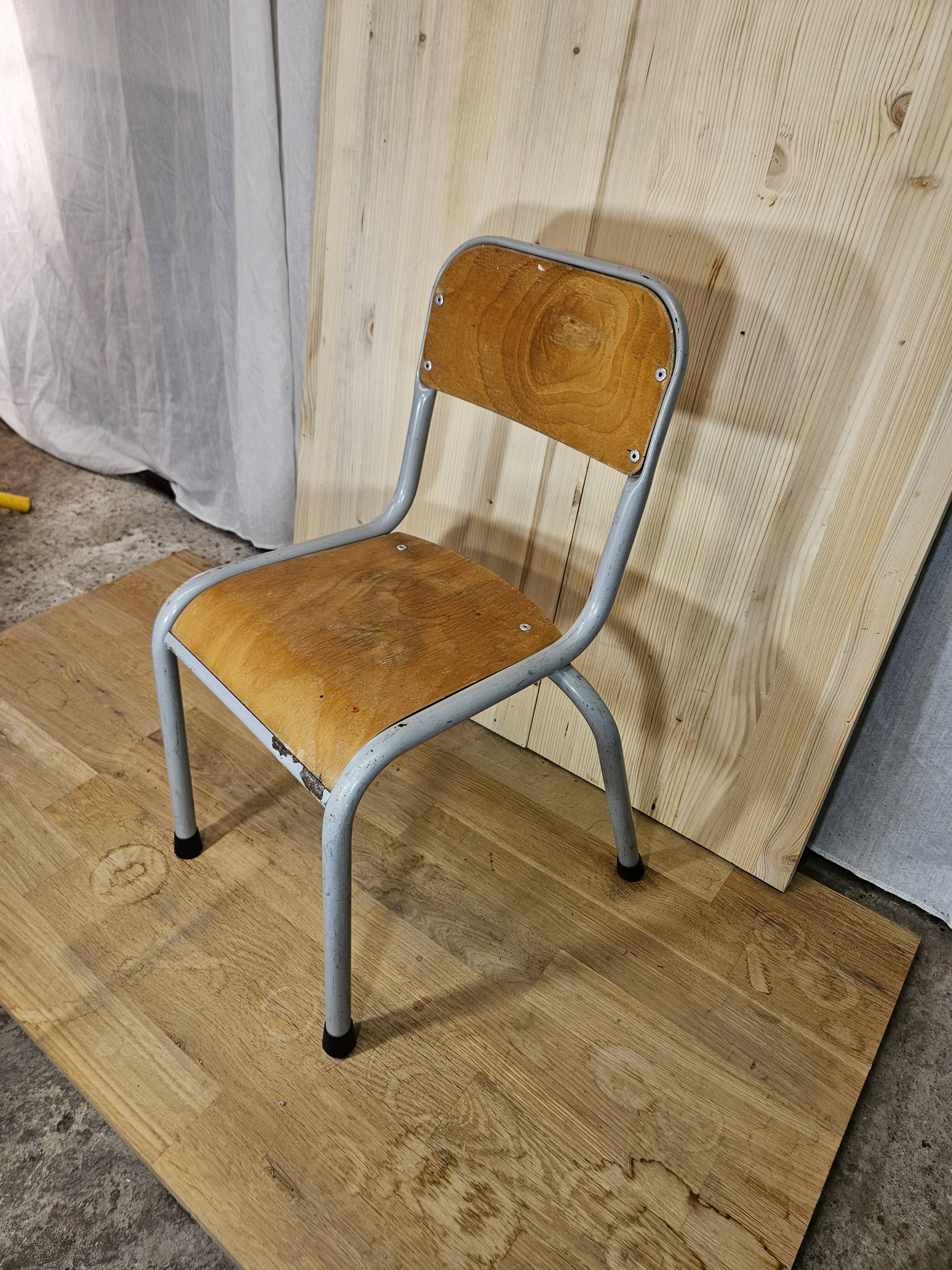 Chaise écolier/ chaise enfant 1970