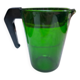 Vintage Vereco Emerald Green Pitcher