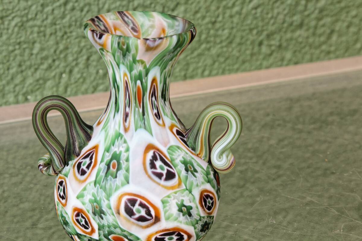 Small Murano Millefiori vase, Fratelli Toso