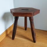 Wooden tripod stool