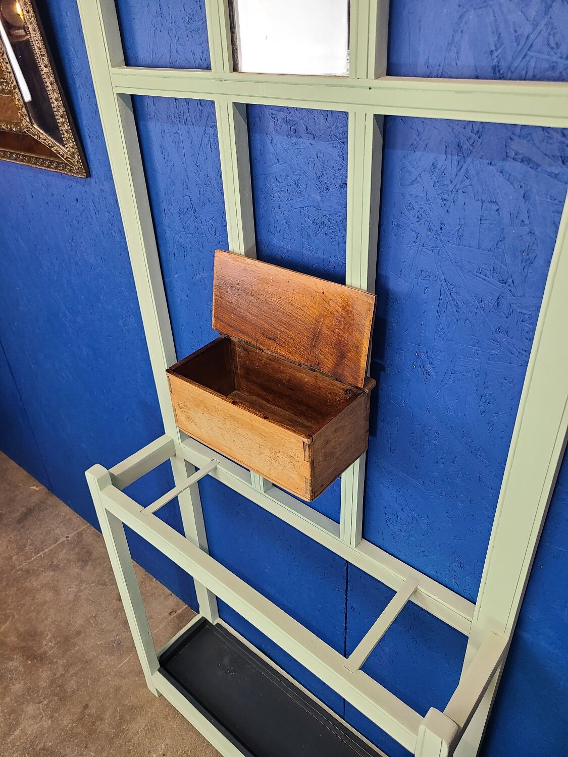 Restored 1950s coat rack