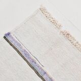 2x5 Natural White Turkish Vintage Runner Rug, 72x169Cm