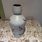 Ceramic vase signed elchinger alsace