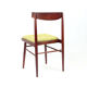 Set de 4 chaises de salle à manger en chêne par tonne, tchécoslovaquie années 1960