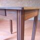 Table bureau ou table d’appoint art déco années 1930 vintage bois massif