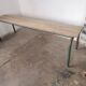 Banc d'écolier vintage 1960