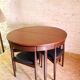 Danish Scandinavian table and chairs by Hans Olsen for Frem Røjle 1960