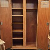 Rattan wardrobe