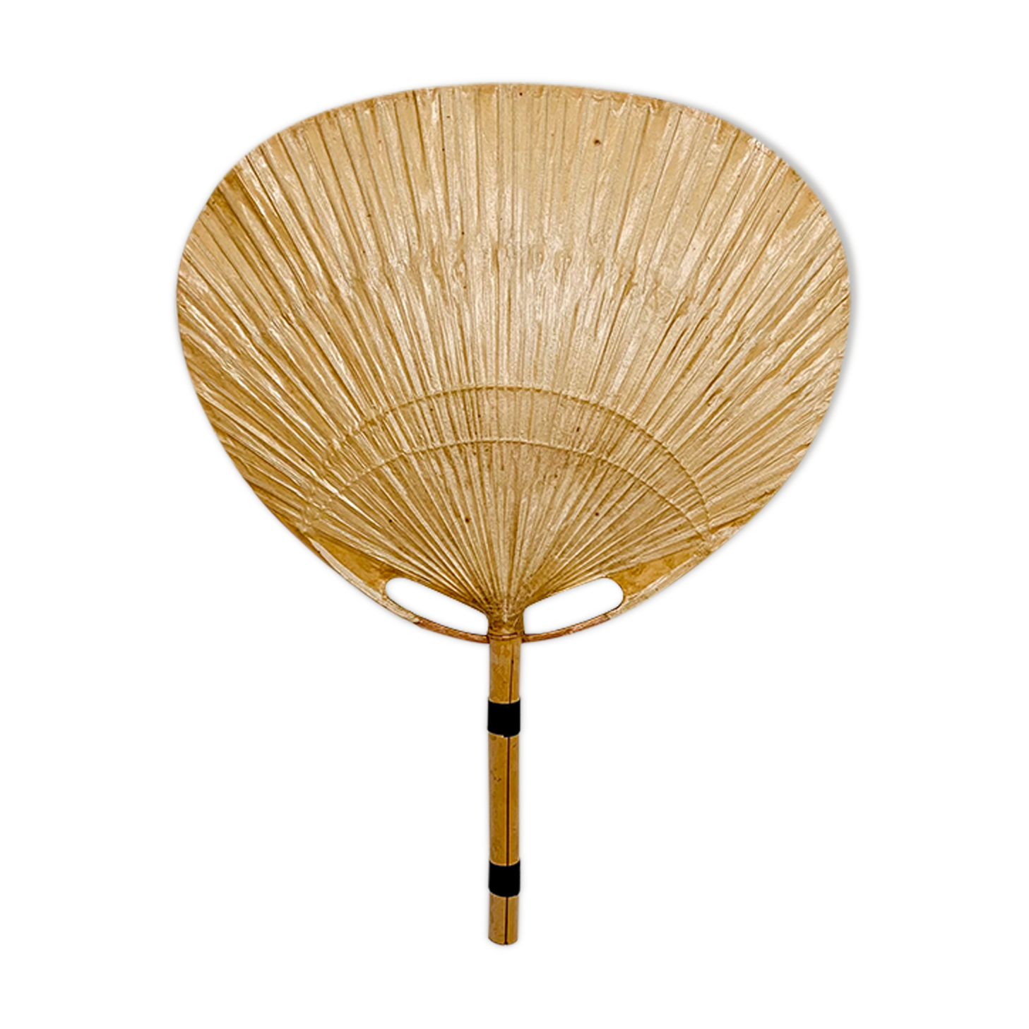 Uchiwa III bamboo wall lamp by Ingo Maurer for Design M