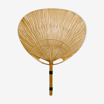 Uchiwa III bamboo wall lamp by Ingo Maurer for Design M