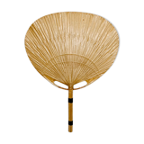 Uchiwa III bamboo wall lamp by Ingo Maurer for Design M