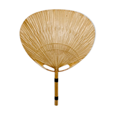 Uchiwa III bamboo wall lamp by Ingo Maurer for Design M