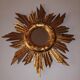 Mirror sun gilded wood 1930