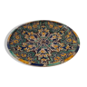 Morocco Ghotar Fez XVIIIth Polychrome earthenware blue, yellow, brown, green on a white background. 32.5 cm