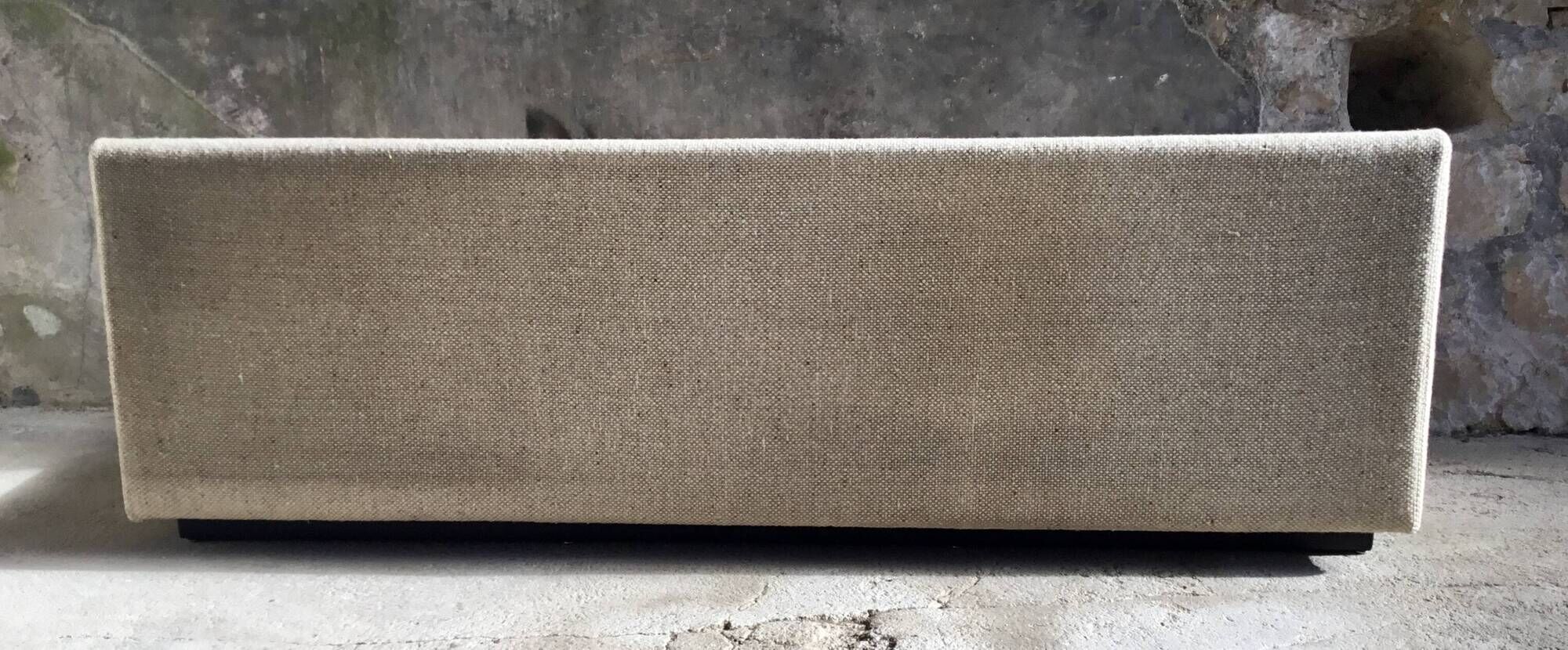 Three-seater canapé in mottled wool by Eddie Harlis - International Furniture