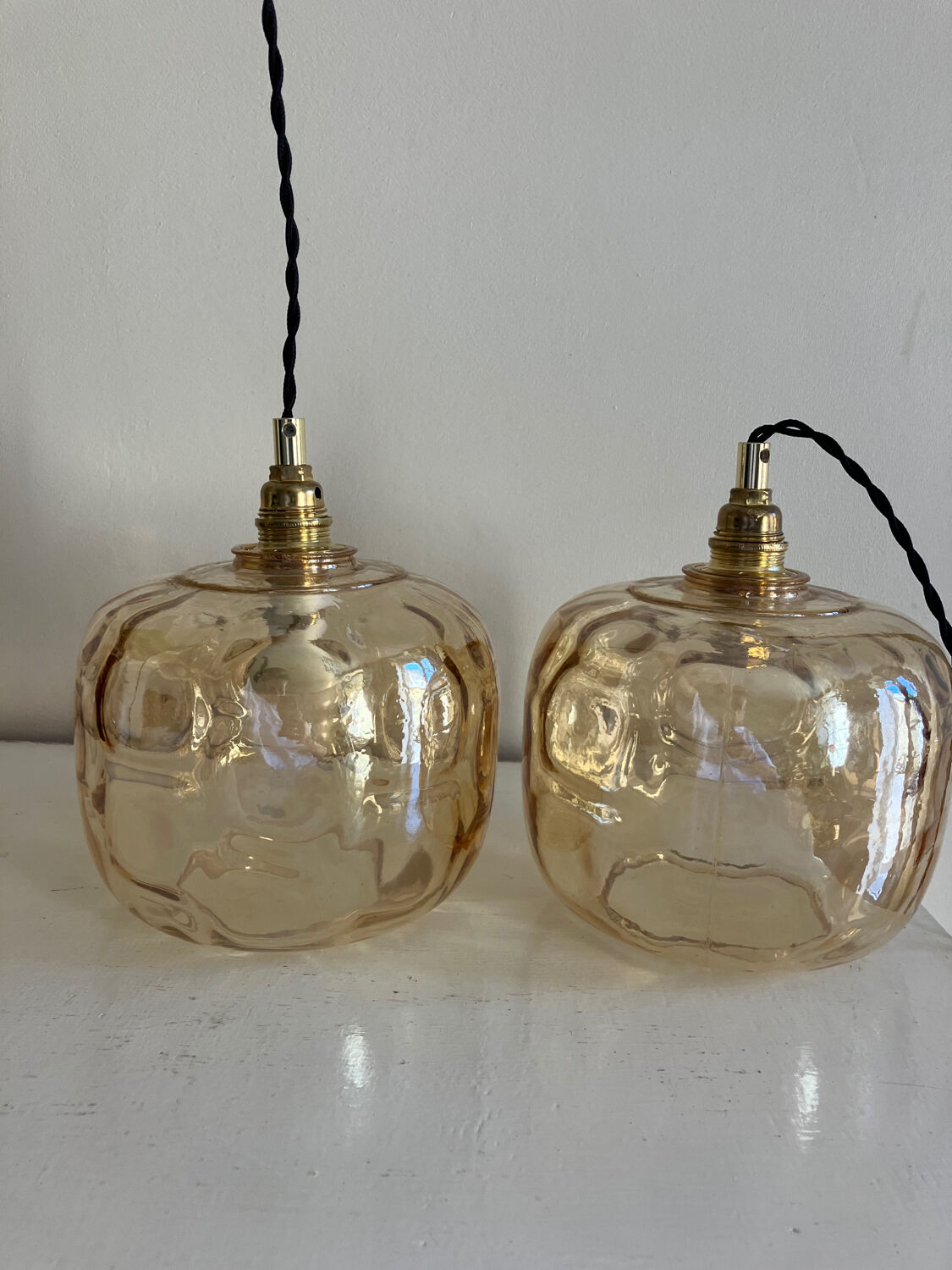 Vintage walkway lamps