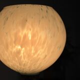 Lampe en cristal et verre de Clichy