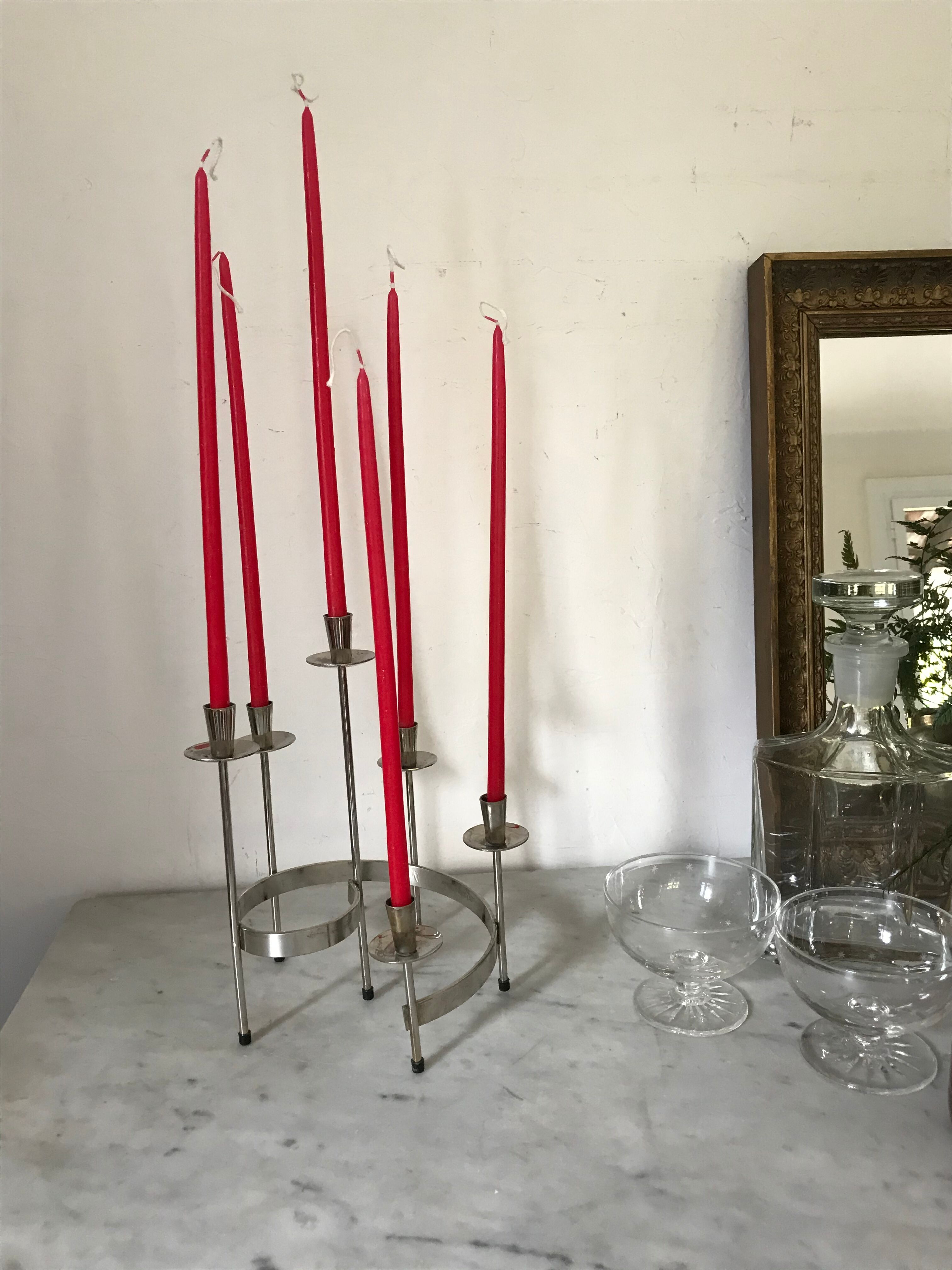 Scandinavian vintage candlestick