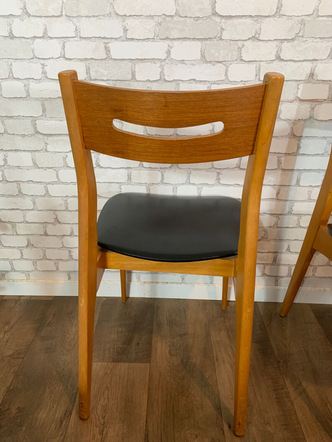 4 vintage Scandinavian style chairs