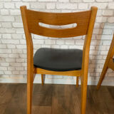 4 chaises vintages style scandinave