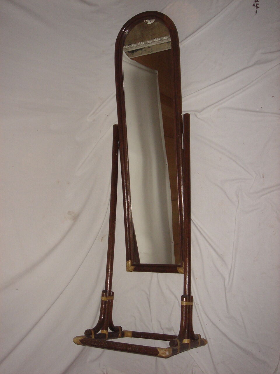 Mirror psyche 1970 rattan/bamboo 170x45cm