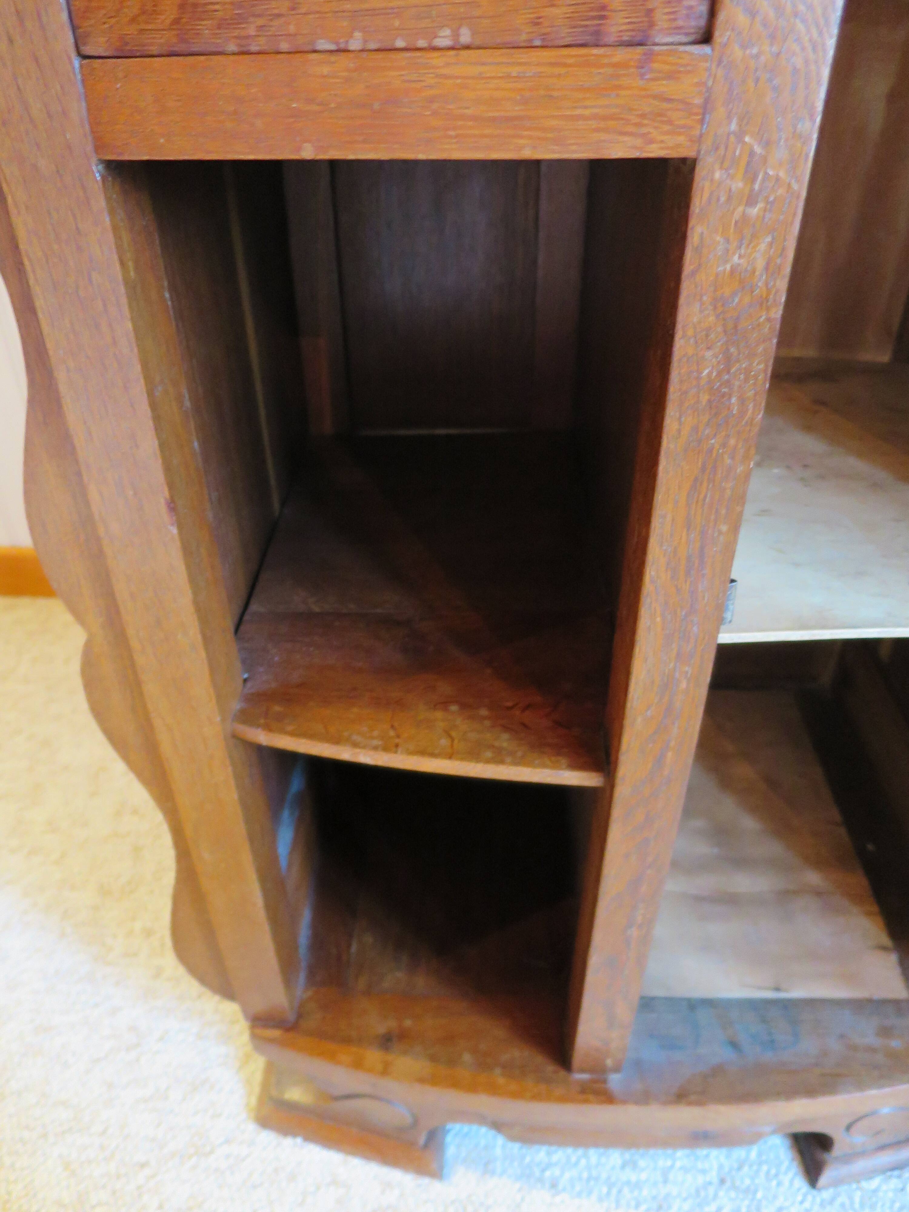 Bedside table - occasional furniture - Art Deco - 1 door - 1930s