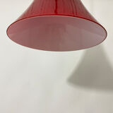 Red and opalin glass suspension.