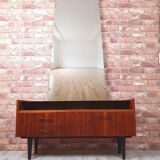 Restored Mid-Century Walnut Vanity Dressing Table by Marian Grabinski - 196