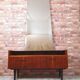 Restored Mid-Century Walnut Vanity Dressing Table by Marian Grabinski - 196