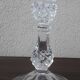 Pair of crystal candlesticks