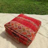 Pouf berbère style kilim