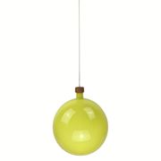 Cascade glass and teak lamp by Uno & Östen Kristiansson for Luxus, Sweden 1960s
