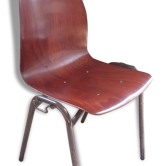 Série de 4 chaises 1960 pagholz