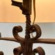 Wrought Iron Candelabrum with Six Lights, French Work, circa 1950