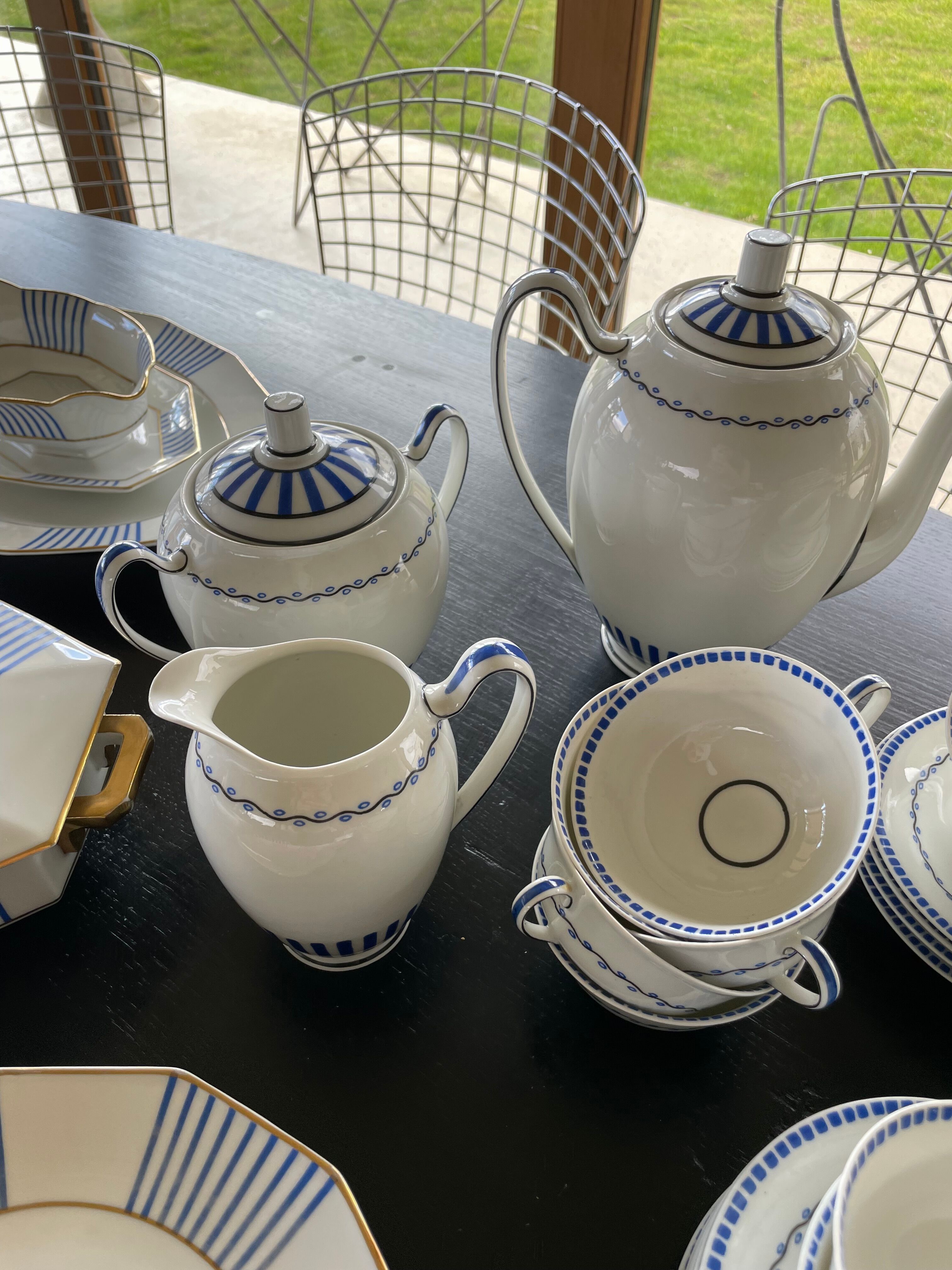Set XXL crockery Limoges A.Lanternier
