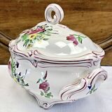 Old Lunéville oval vegetable tureen, street light model