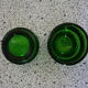 Lot of 2 green cockroaches design scandinage 80s