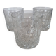 3 high-quality crystal whisky glasses