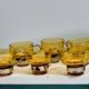 Amber glass espresso cups from the 1960s-70s. Italy