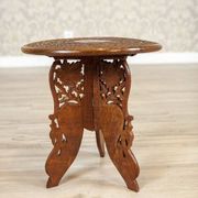 Small Early 20th Century Inlaid Side Table, 1950s