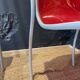 Pair of FPE chairs by Ron Arad for Kartell translucent and red Italy