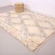 Vintage Beni Ourain rug Handmade 190 x 267 cm - Moroccan Berber Wool Rug