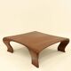 Table basse en Iroko massif par Marc Van Rampelberg