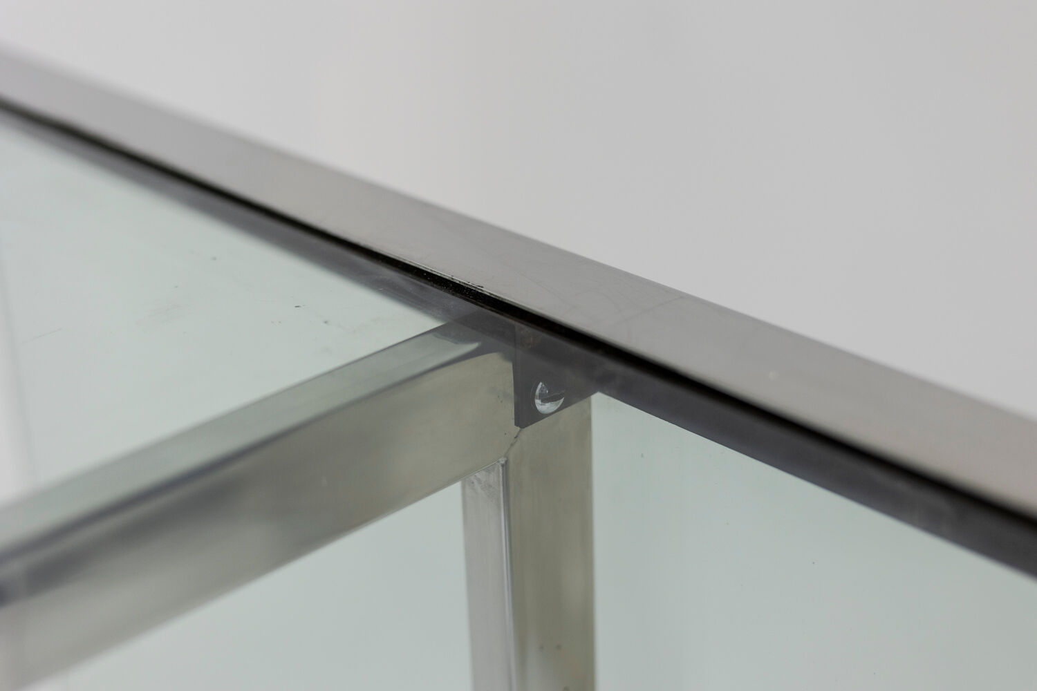 Gallotti&Radice, Glass desk, 1970s