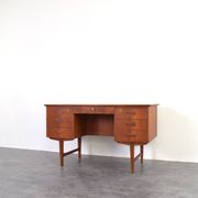 Mid-Century Modern Danish Teak Executive Desk, 1960s