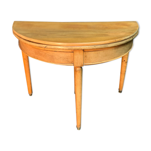 table demi lune de style