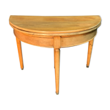 Former Louis XVI-style half moon table 19th century