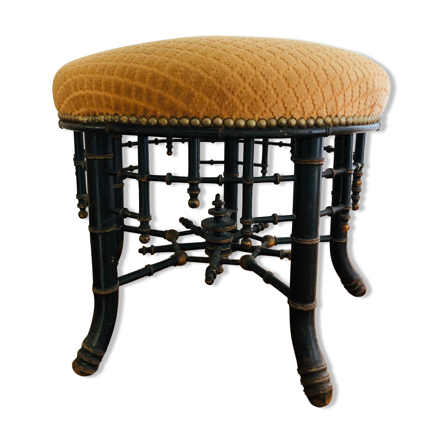 Napoleon III wooden stool