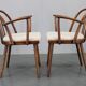 1960s Antonin Suman Set of Six Beech Dining Chairs, Restored